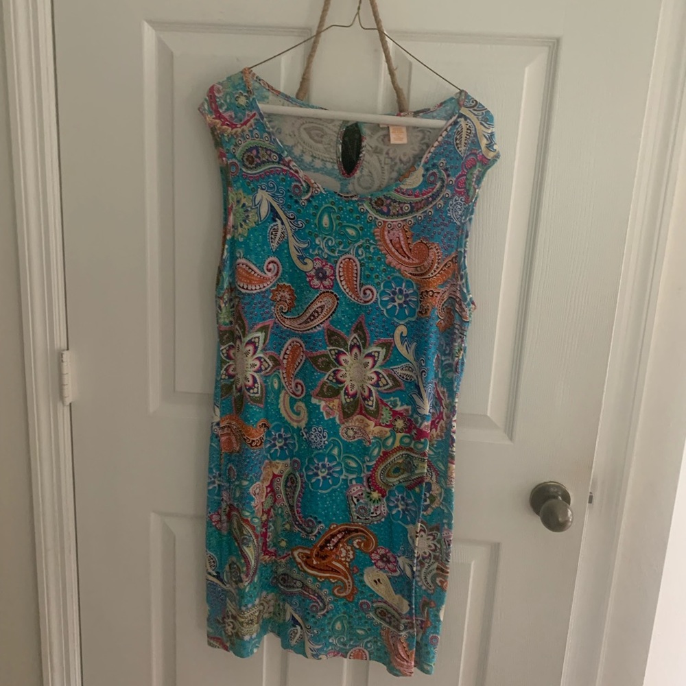 Beautiful paisley dress! - Picture 2 of 8